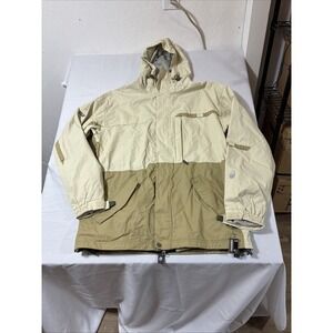 686 Ski Jacket Men's Sz XL Archetype Full Zip Nylon Cargo Pockets Beige